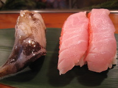 金目鯛＆鳥貝＠都寿司