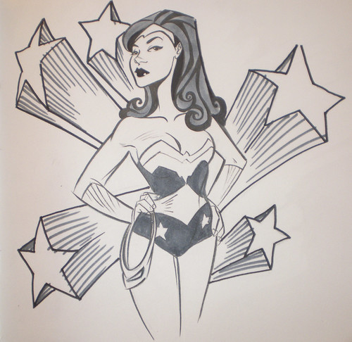 Wonder Woman inked
