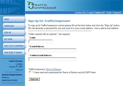 TrafficCompressorSetup.exe by Traflabs (TrafficCompressor)