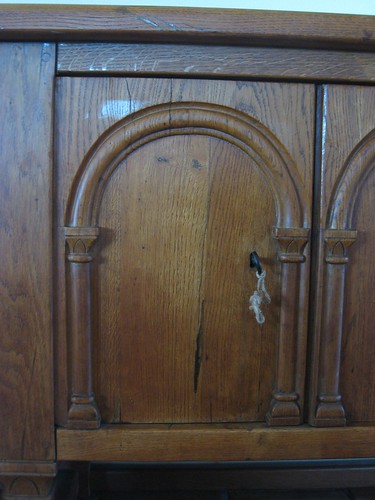 Arched panel door