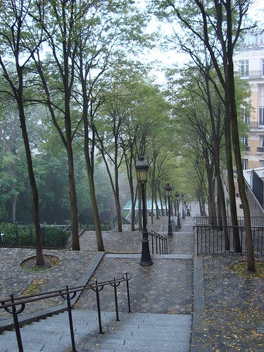 Butte Montmartre dans le brume-44