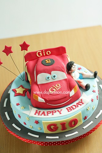 McQueen 3D Cars Cake - Gio