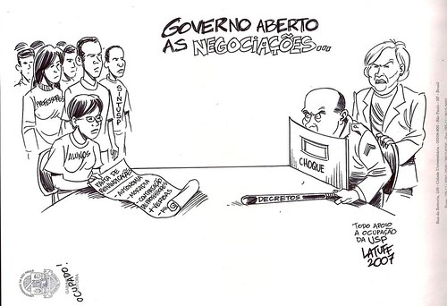 Serra e a Educação, por Carlos Latuff