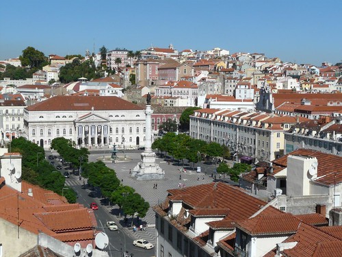 Praça D.Pedro IV ou Rossio - Lisboa, Portugal