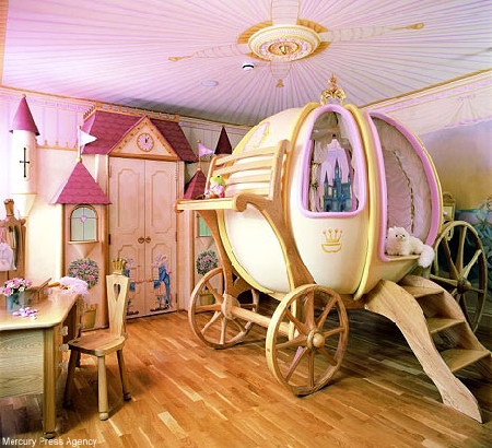 Cinderella-themed Bedroom