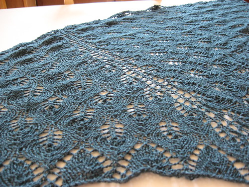 Shetland Triangle in Silky Wool