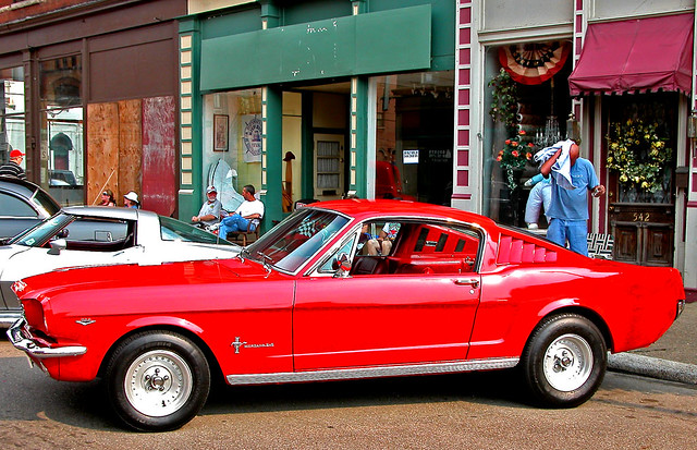 red ford mustang 1965 dok1