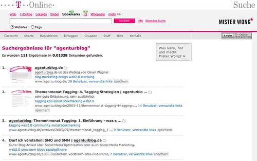 Suche | bookmarks.t-online.de | Social Bookmarking Tool