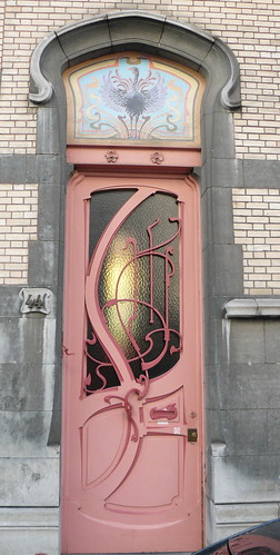 Bruxelles art nouveau (Belgique), rue de Belle Vue / Bellevue straat