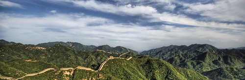 The Great Wall of China on a Summer Day