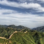 The Great Wall of China on a Summer Day