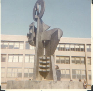John Dewey High School Statue