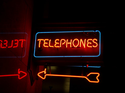 Telephone Sign by Dornoff Photography