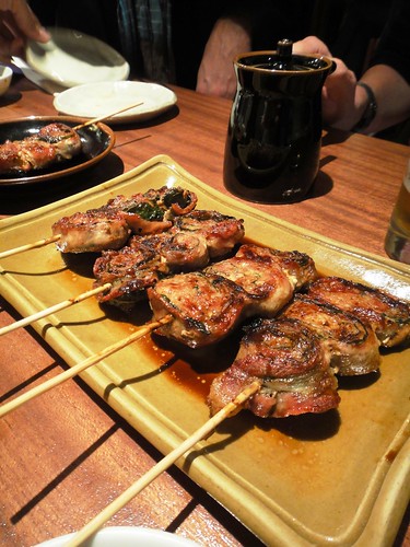 Pork and shiso rolls at Jinkichi