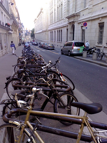 Bicycles on Rue des Boulets