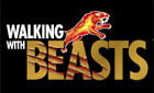 logo walking with beasts