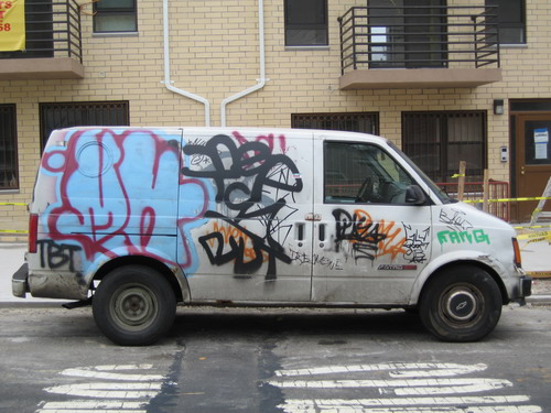 Tagged Up Van