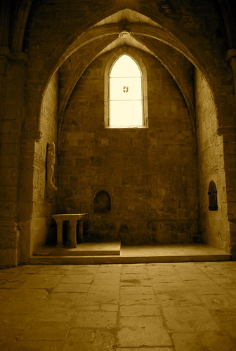 A Corner of the Church - Poblet