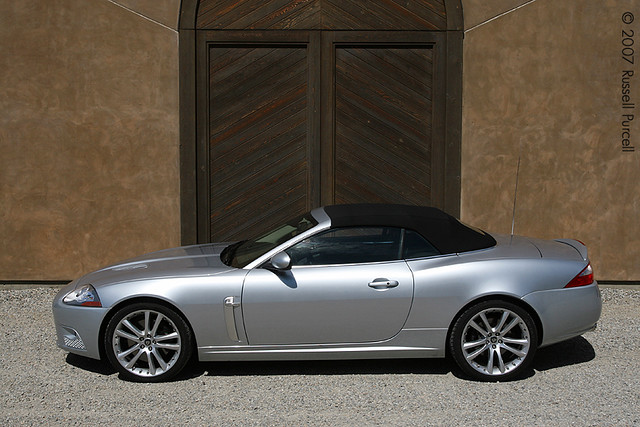 auto car silver fast convertible gt coupe sportscar supercharged roadster jaguarxkr ©2007russellpurcell ©russellpurcell russpurcell russellpurcell