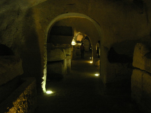 catacomb hallway