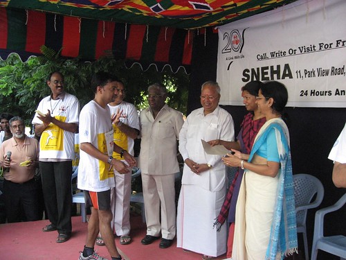 Chennai Runner  - Harishankar came first in the 35 - 50 category