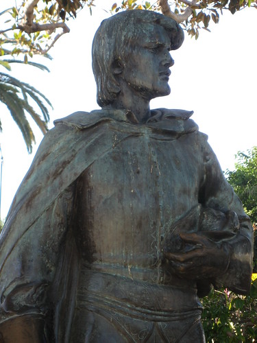Felipe de Neve Stature in Plaza Park