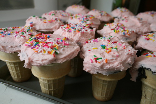 Cupcake cones