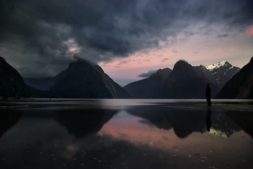 Reflecting in Milford Sound by Tannachy - www.tannachyphotography.co.uk