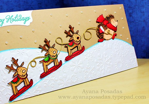 Penny Black Reindeer Card (5)