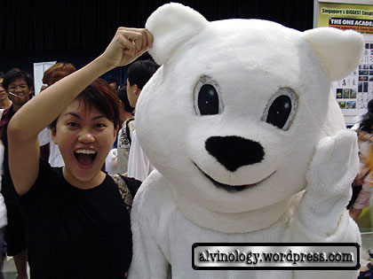 Rachel with a Polar Bear