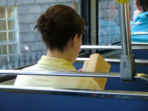 Reading on the bus