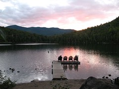 Sunset on Heart Lake