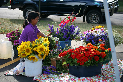 Flower vendor!