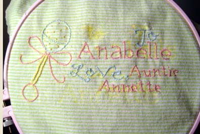 Finished Anabelle Quilt Tag