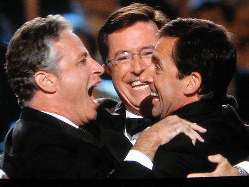 Jon Stewart, Stephen Colbert, Steve Carrell - You're friends, we get it