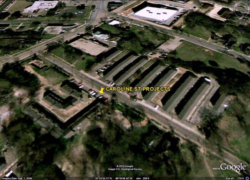 Caroline St projects (via Google Earth)