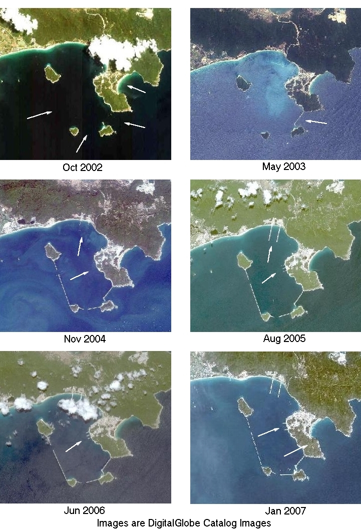 Development in Ya Long Bay and Ya Long Naval Base (2002-2007) Modified