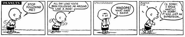 Peanuts minus Snoopy with Charlie Brown