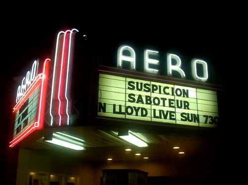 Hitchcock double feature at the Aero