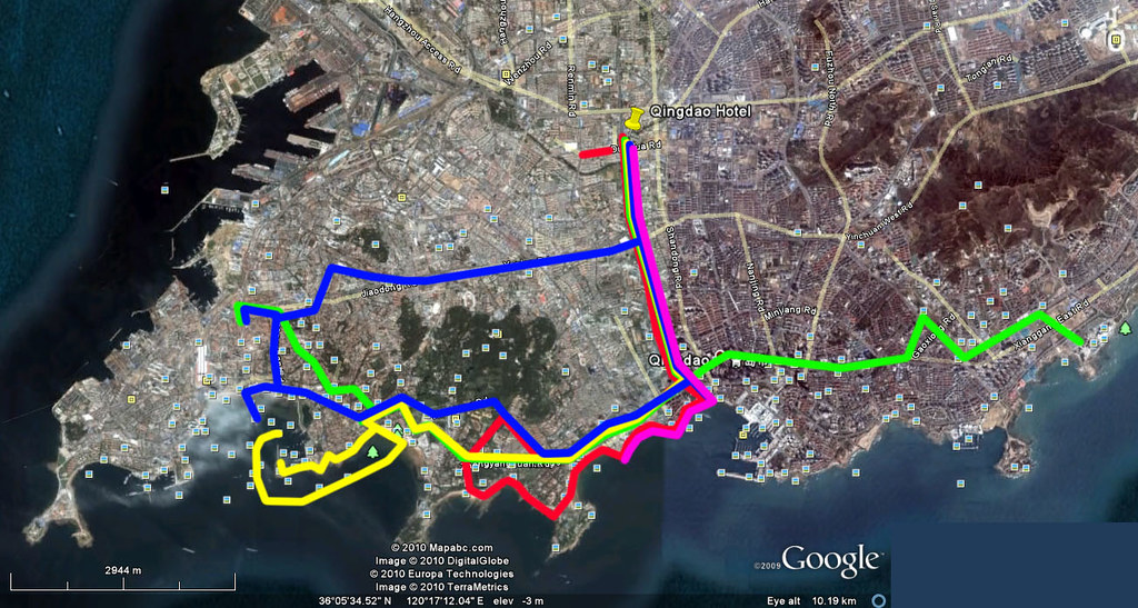 Qingdao Holiday Map - Combined