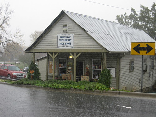 Friends of the Library Used Book Store in Hayesville by Lesley Looper