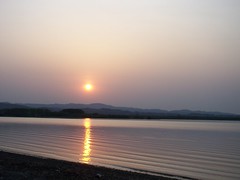 Sunset on Lake Abashiri