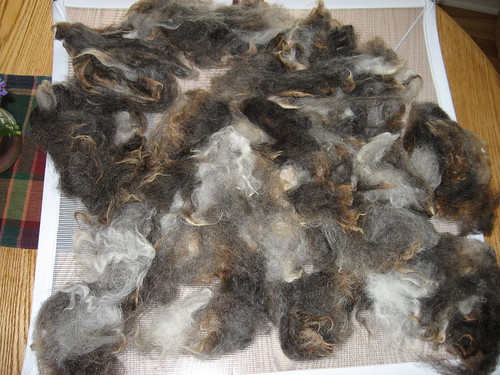 Mixed fleece drying
