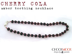 CHERRY COLA: Amber Teething Necklace
