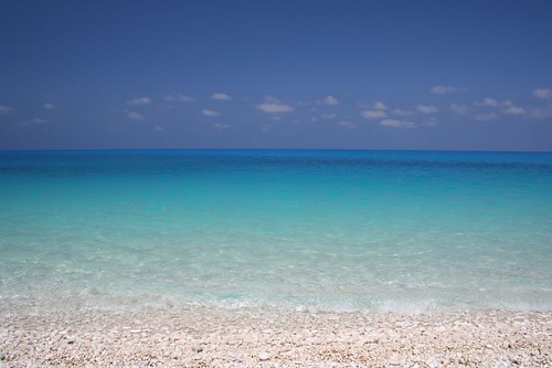 Myrtos has been voted 12 times the best Greek beach and every year is in the 