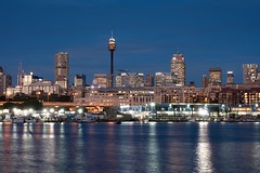 Sydney skyline at twilight