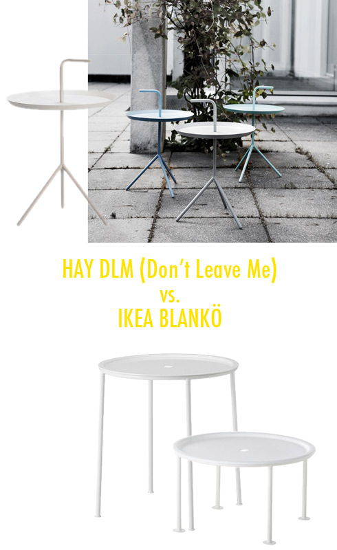 Hay DLM (Don't Leave Me) Table and Ikea Blankö