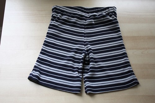 shorts refashioned from old t-shirt