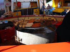 Grill at museum fest
