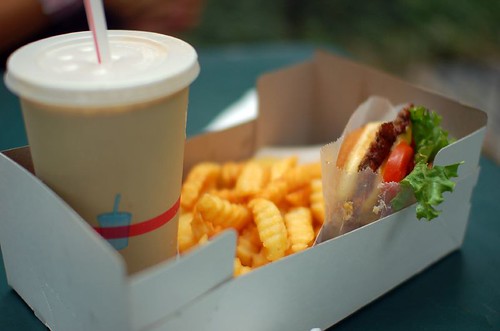 Shack Burger, Fries and Shake